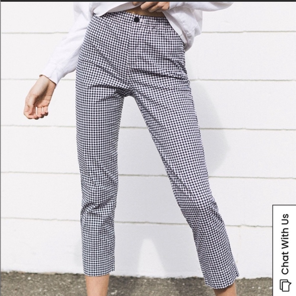 Brandy Melville Gingham Tilden pants